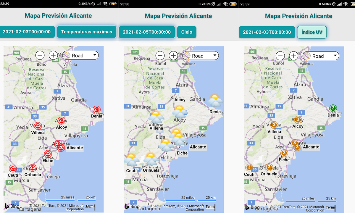 Alicante Weather App Image